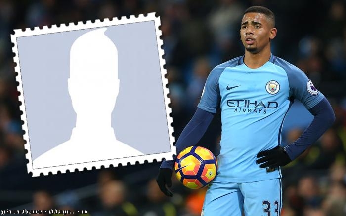 Photo Collage Gabriel Jesus Manchester City