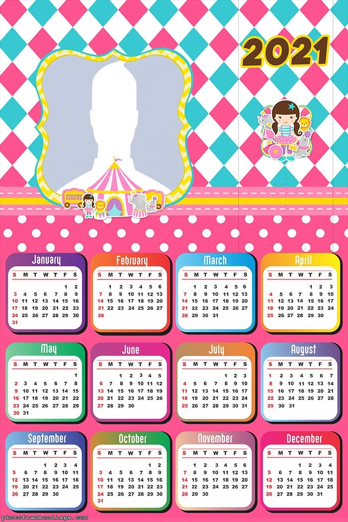 Calendar 2021 Circus Girl