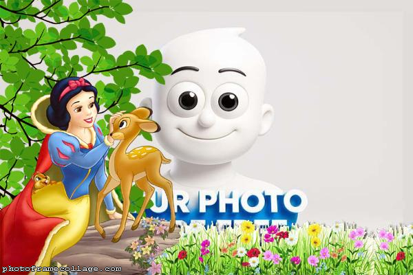 Snow White in the Garden Frame Online