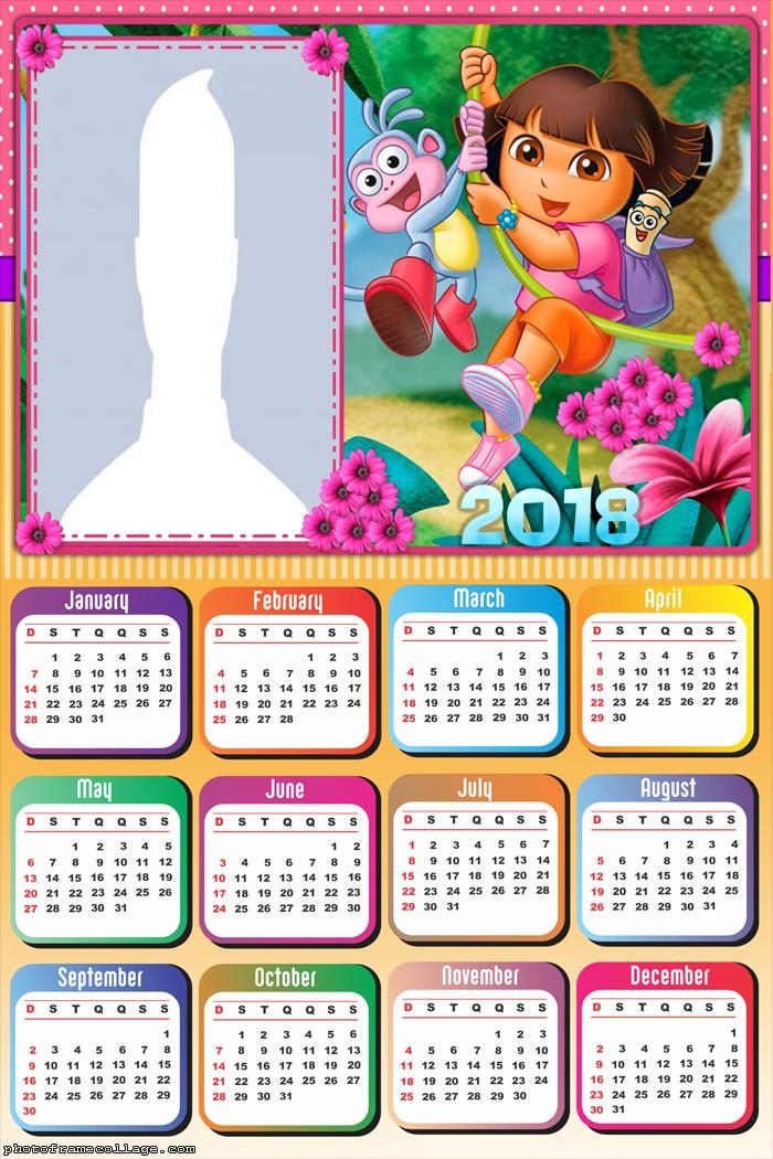 Calendar 2018 Dora the Explorer