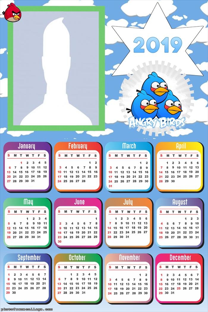 Angry Birds Evolution Calendar 2019