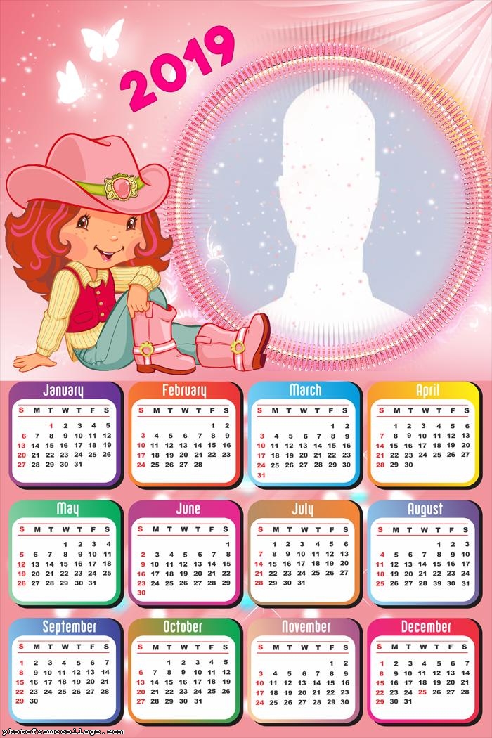 Strawberry Shortcake Calendar 2019