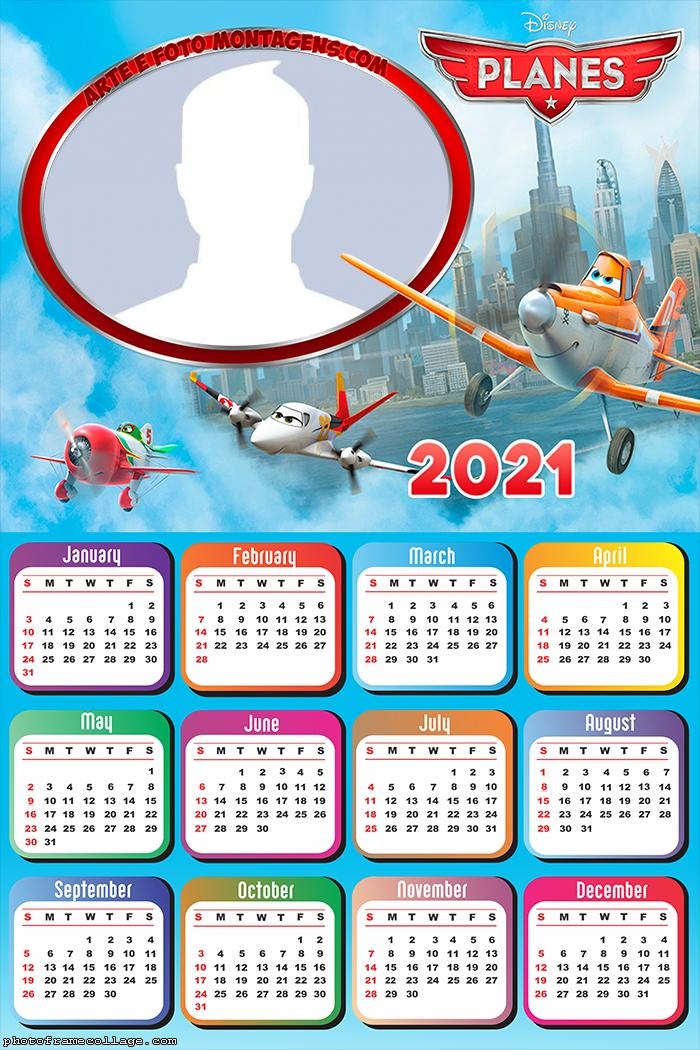 Calendar 2021 The Planes