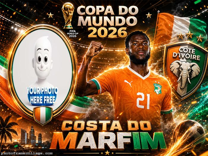 Photo frame Picture Evan Ndicka World Cup 2026 