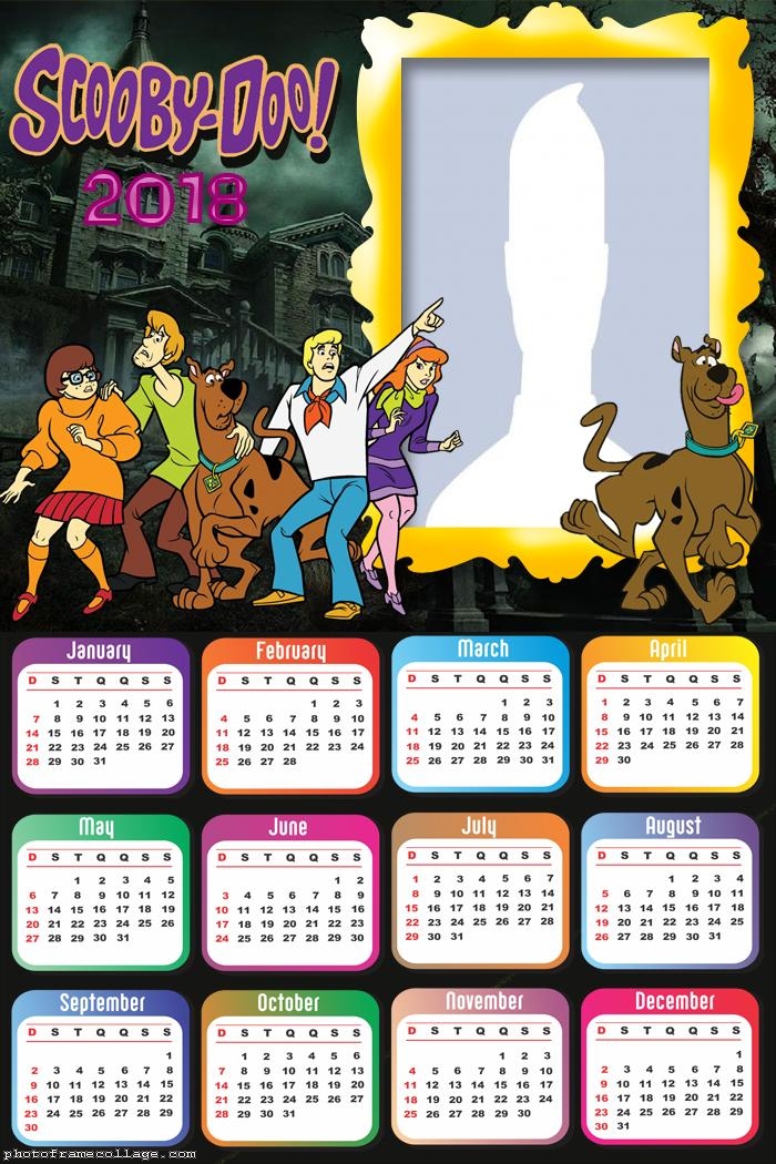 Calendar 2018 Scooby Doo