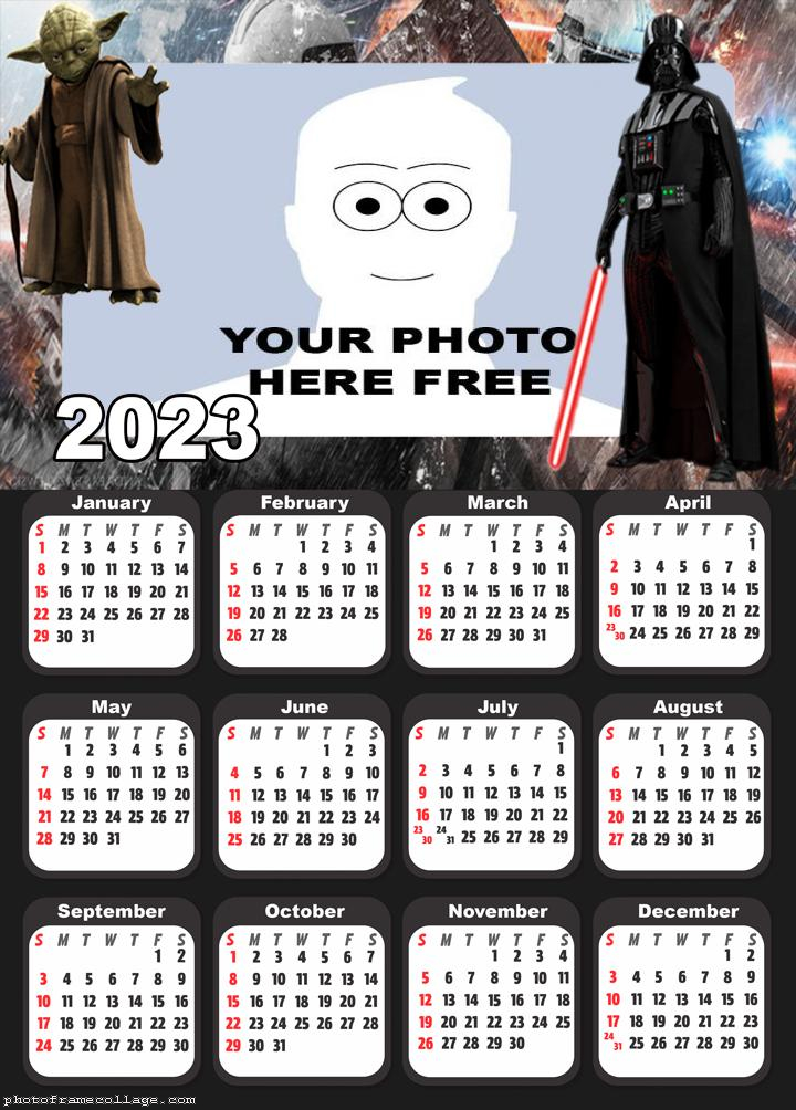 Calendar 2023 Star Wars