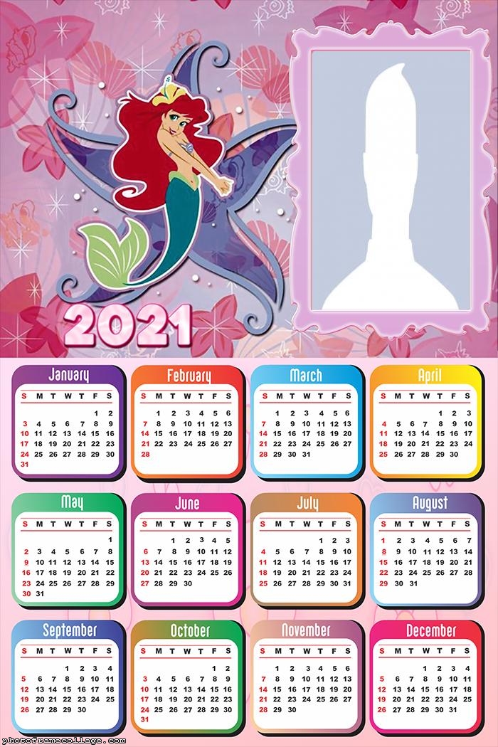 Ariel Starfish Calendar 2021