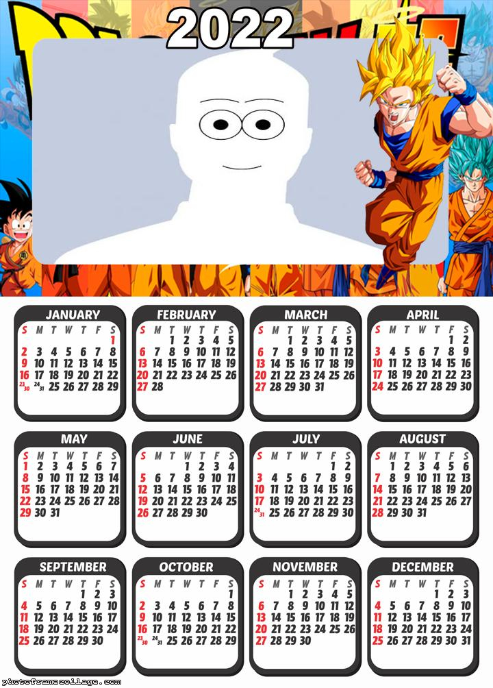 Calendar 2022 Dragon Ball Super