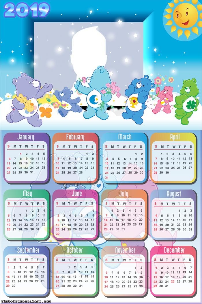 Care Bears Calendar 2019