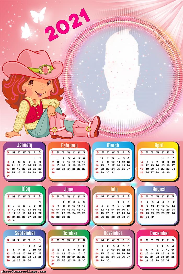 Calendar 2021 Strawberry Shortcake