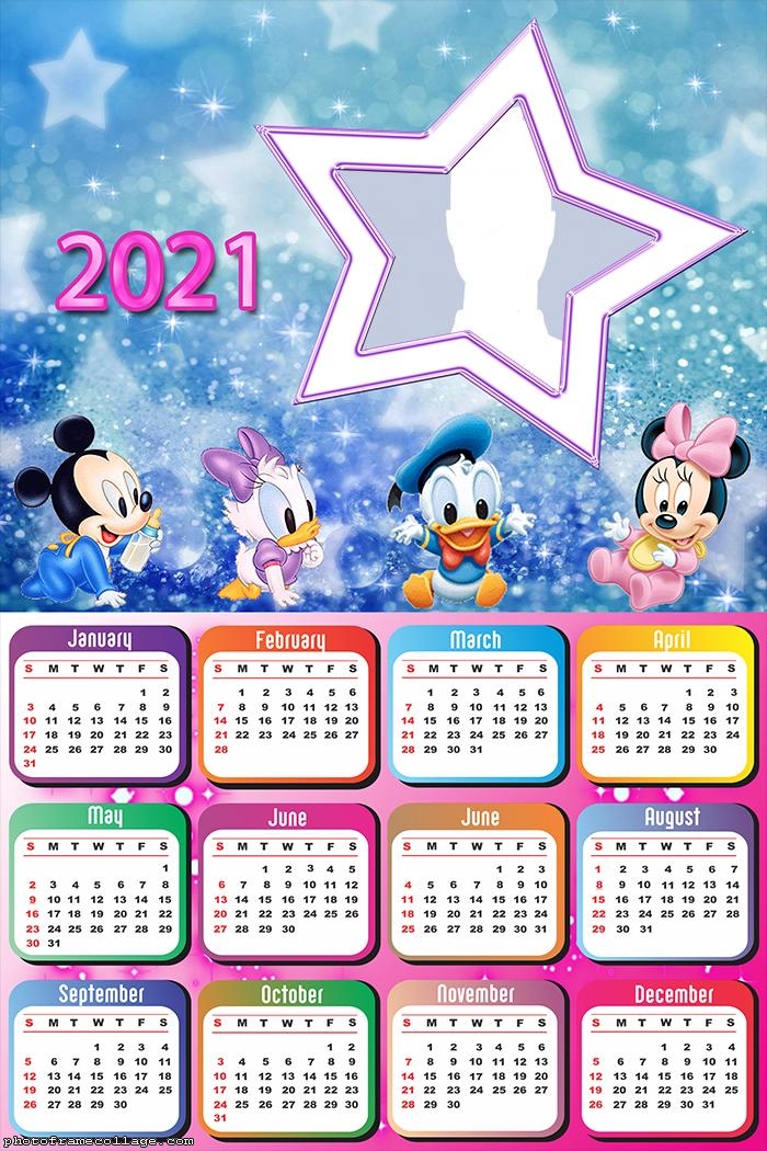 Calendar 2021 Disney Baby Picture Frame