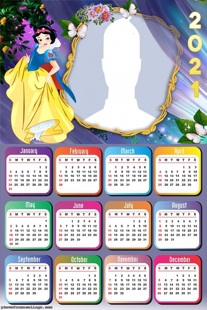 Calendar 2021 Snow White