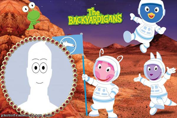 Backyardigans in Mars Picture Collage Maker Free