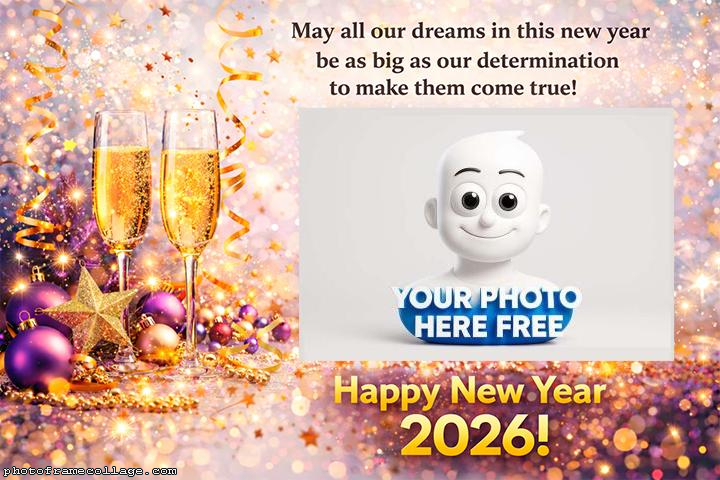 New Year be as big as our determination 