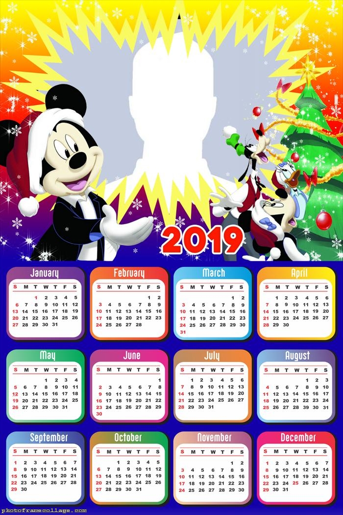 Christmas Mickey Disney Calendar 2019