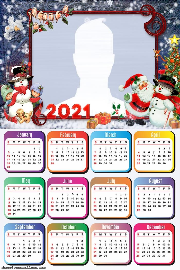 Calendar 2021 Christmas Lights