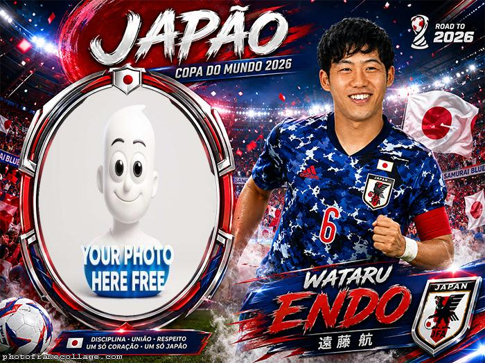 Collage Maker Wataru Endo Fifa World Cup 2026 