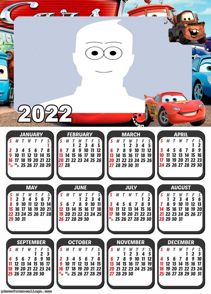 Calendar 2022 Cars