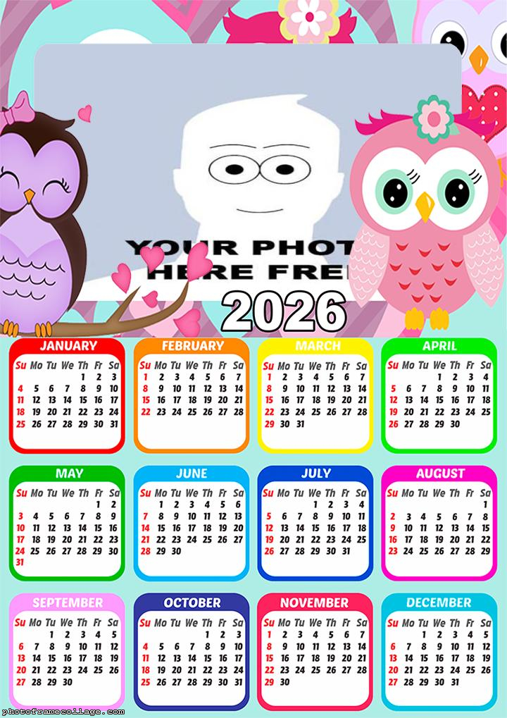 Calendar 2026 Owlet