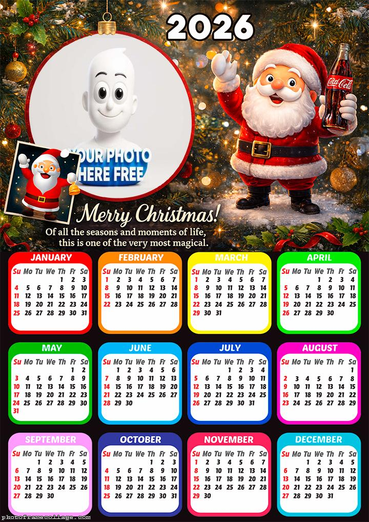 Calendar 2026 Very most magical Coca-Cola