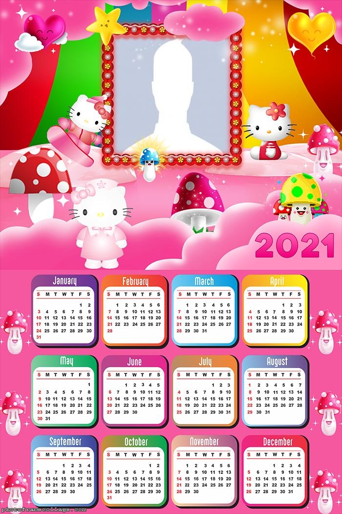 Hello Kitty Characters Calendar 2021 Picture Frame