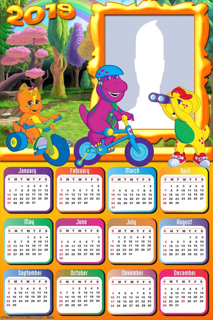 Barney Calendar 2019