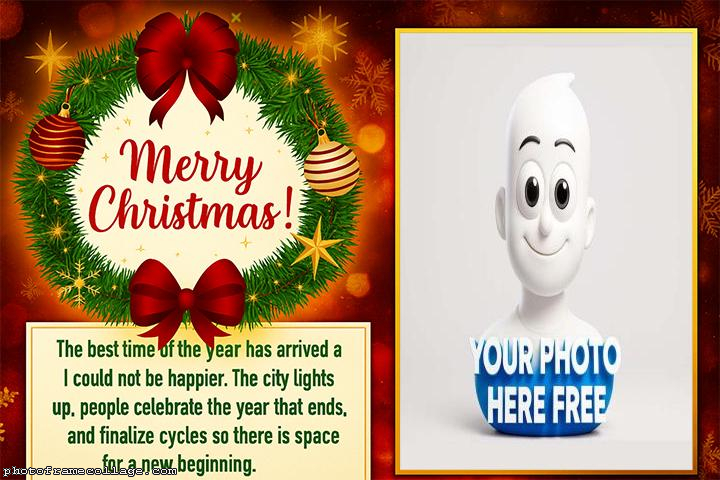 Merry Christmas People Celebrate the Year that ends free photo