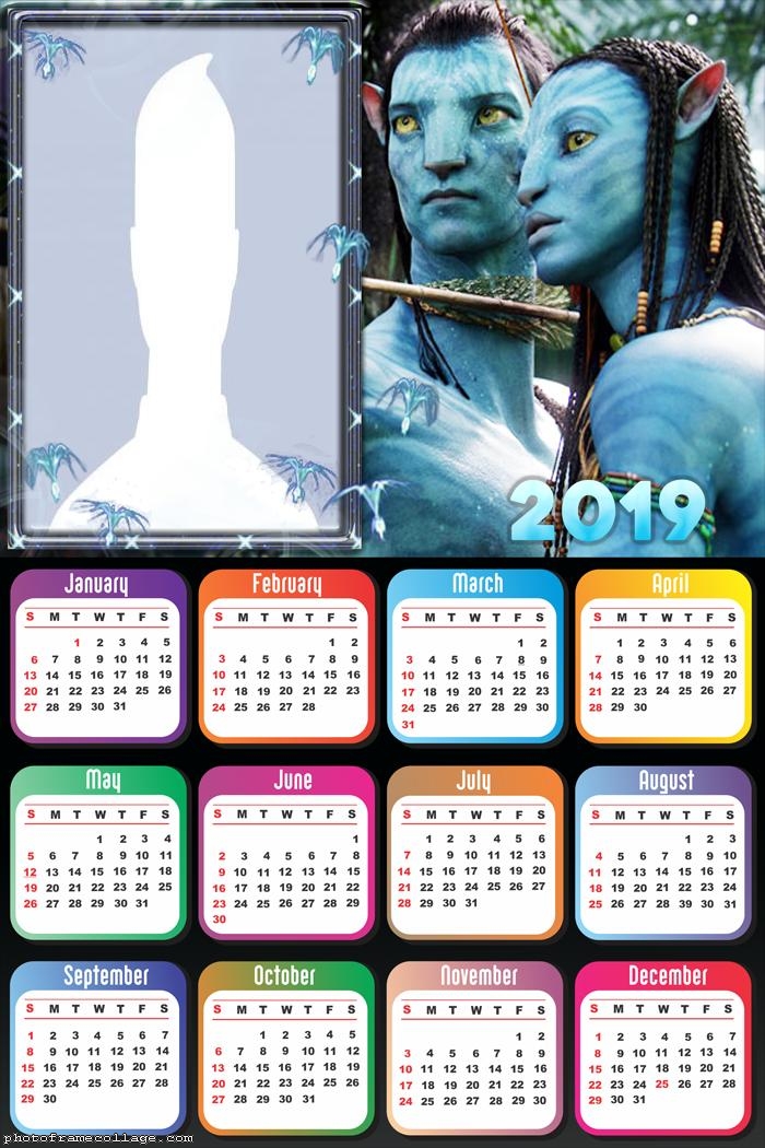 Avatar Movie Calendar 2019