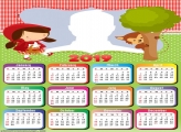 Little Red Riding Hood Calendar 2019