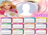 Calendar 2018 Barbie Doll