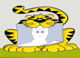 Frame Free Tiger Cartoon