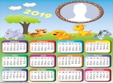 Safari Kids Calendar 2019