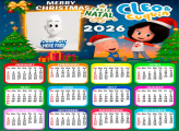 Calendar 2026 Cleo and Cuquin Merry Christmas