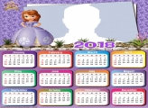Calendar 2018 Princess Sofia