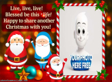 Share another Christmas with you online picture frame