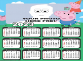 Calendar 2023 George Peppa Pig