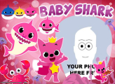Baby Shark for Girls Photo Frame Online