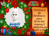 Christmas is life Christmas is peace online collage creator