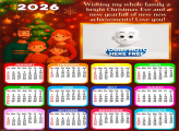 Calendar 2026 Wishing My Whole Family Montage