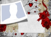 Convite Love Roses Collage