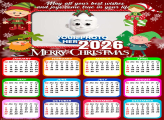 Calendar 2026 Merry Christmas Elves Personalized