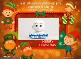 Merry Christmas best wishes and joys online photo montage
