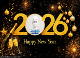 New Year 2026 collage art frame free
