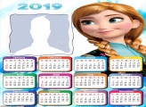 Anna Princess Frozen Calendar 2019