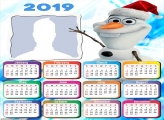 Olaf Frozen Calendar 2019