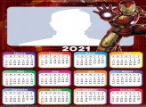 Iron Man Helmets Calendar 2021