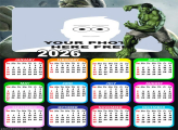 Calendar 2026 Hulk Collage Making