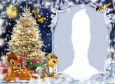 Add Christmas Border to Photo Collage