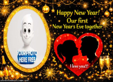 First New Year Eve together Photo Collage Maker for Free
