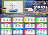 Calendar Photo Frame 2026 Christmas Message
